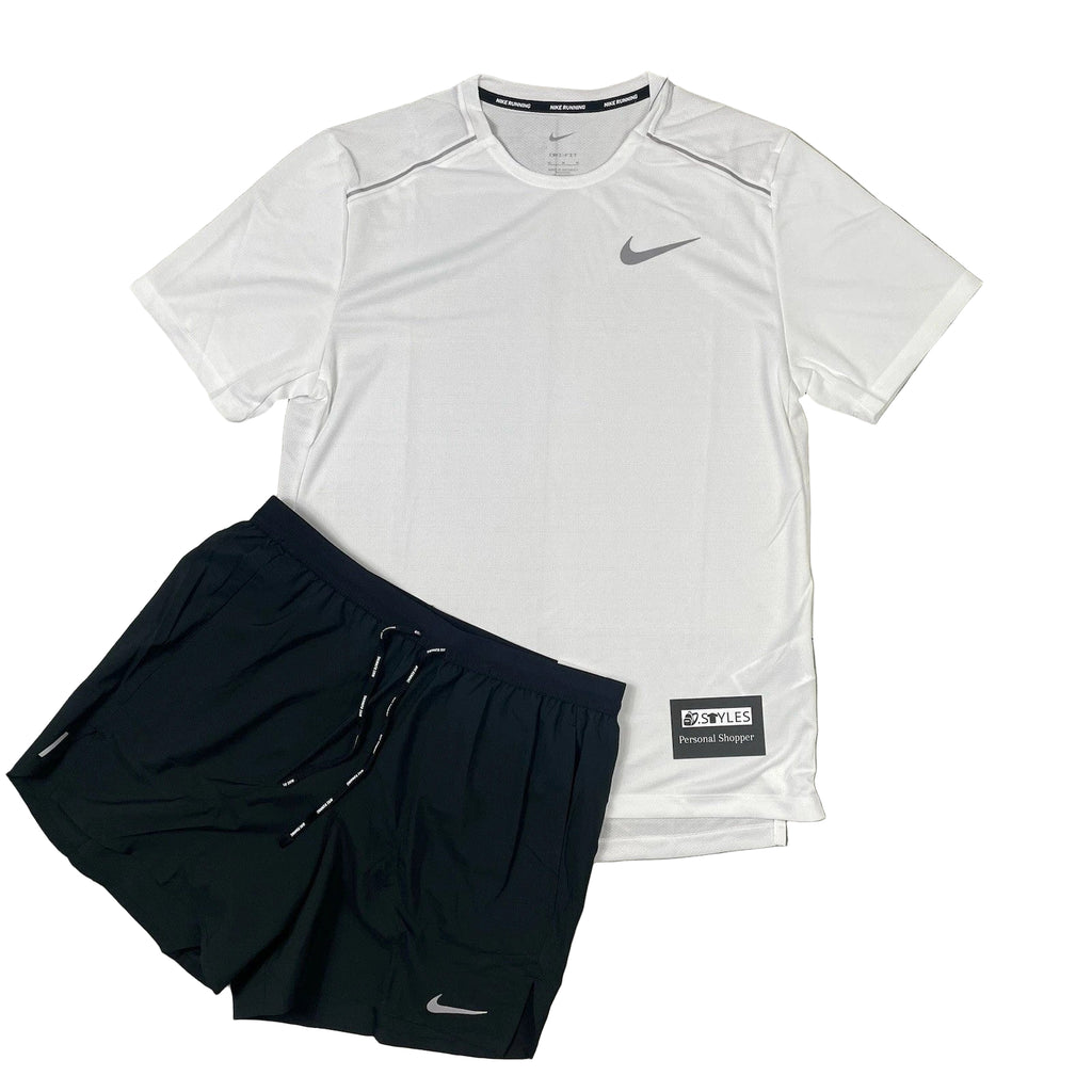 Nike Miler Tshirt & Challenger Shorts Set